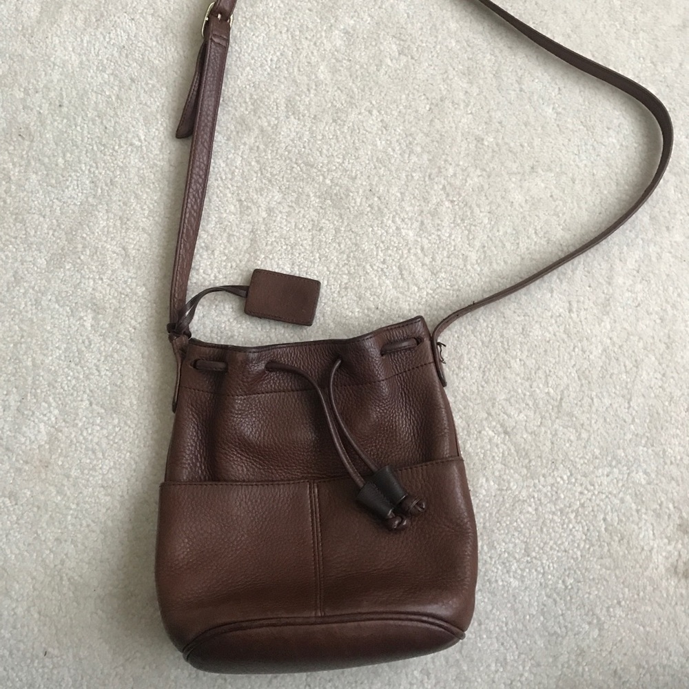 Nine West Leather Bucket Bag